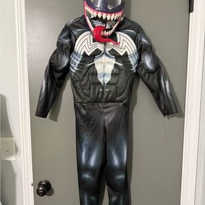 Kids Venom Costume - Black and White